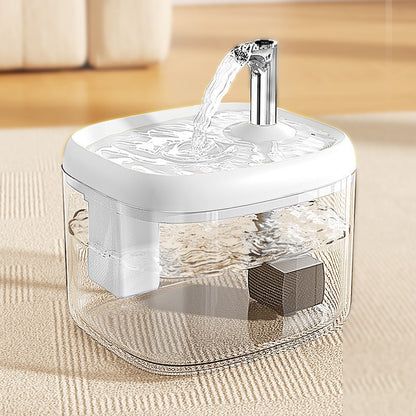 PetFlow Auto Circulation Cat Dog Water Bowl, Flowing Pet Fountain