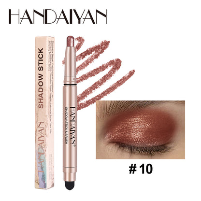 Shimmer Pearl/glitter finish Eye Shadow Liner 1-step application Waterproof