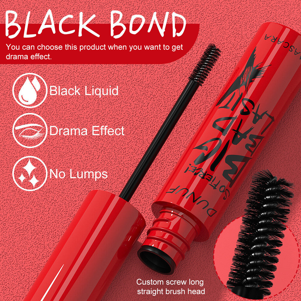 Mascara Gift Box - Volumizing & Lengthening Waterproof W/Brush Makeup for Women