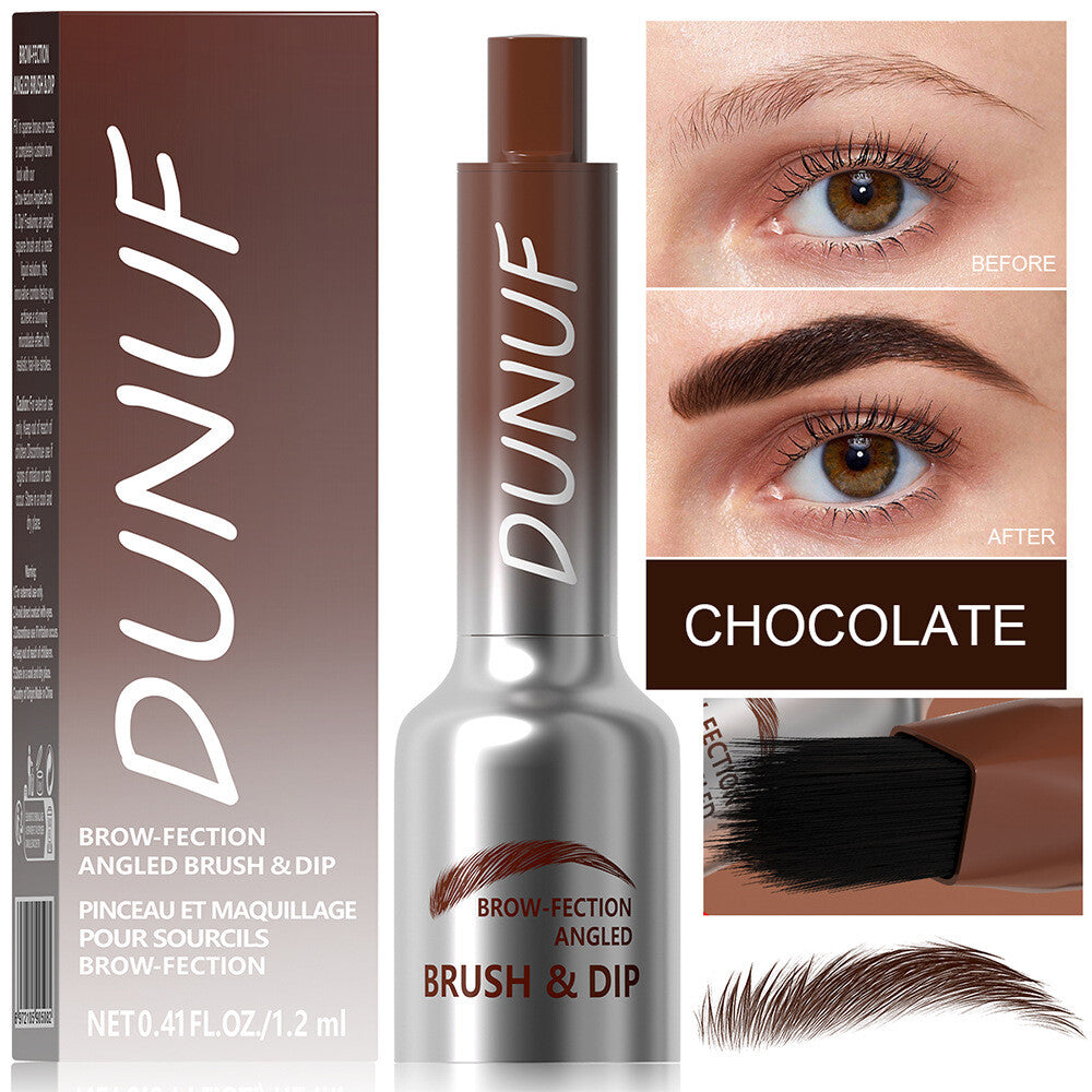 2-Color Waterproof Eyeliner Mascara - Natural Gradient, 24H Smudge-Proof