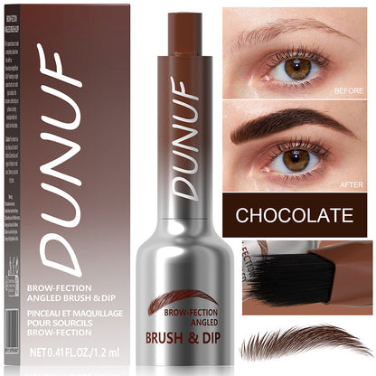 2-Color Waterproof Eyeliner Mascara - Natural Gradient, 24H Smudge-Proof