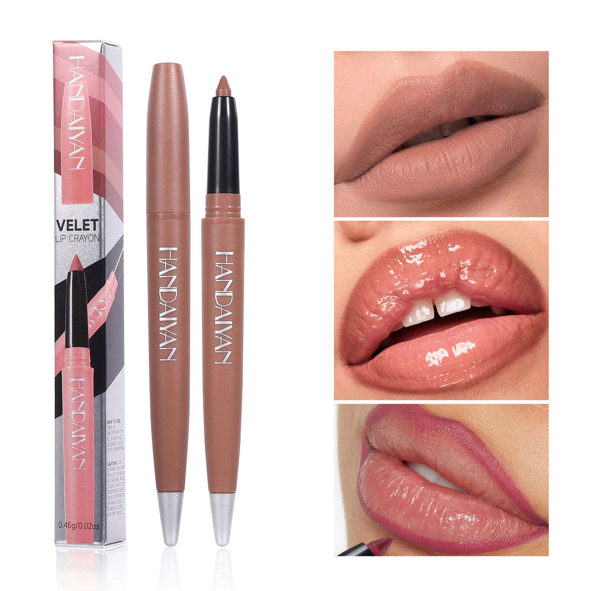 Matte Lip Liner Pencil 💋 Long Lasting & Smudge Proof 🌸 Waterproof Lipstick Pen