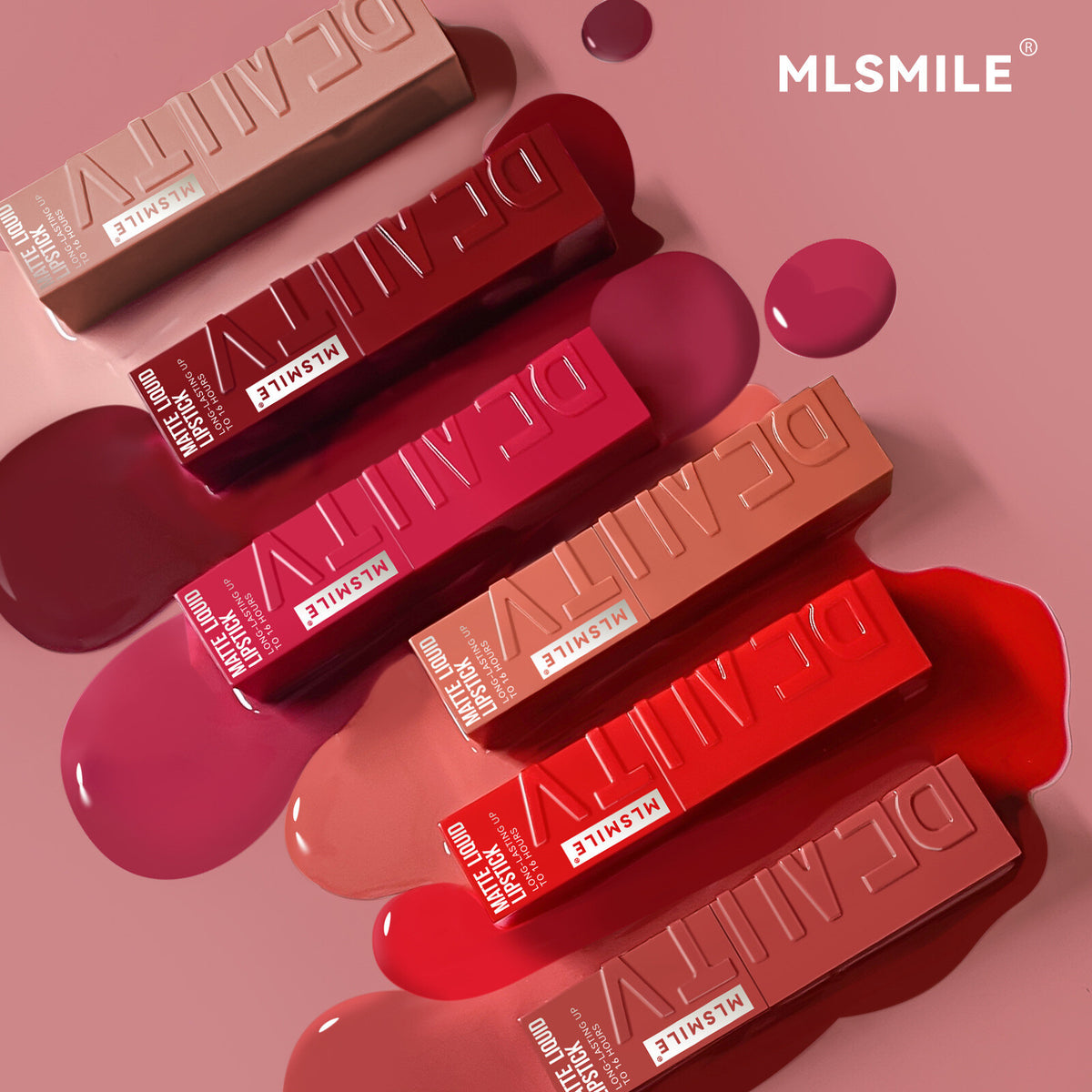 6 Colors Glitter Matte Lip Gloss Lasting Moisturizing Liquid Lipstick Lip Glaze