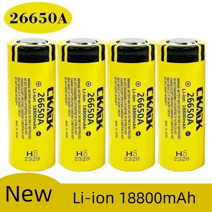 3.7V 18.8Ah Li-ion Power Battery for High Power Flashlight Backup Power Supply