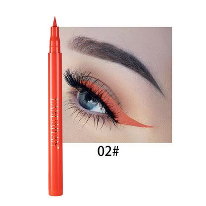 Colorful Eyeliner Eye Pencils - Ultra-Fine Tip, Waterproof, Smudge-Proof