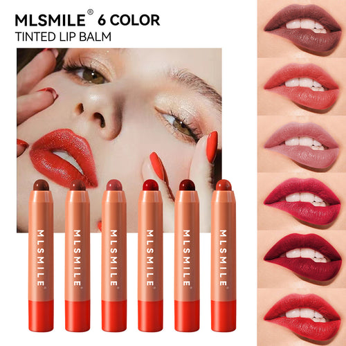 Moisturizing Lipstick Lip/cheek Dual-use 6 Colors Long-lasting Moisturizing