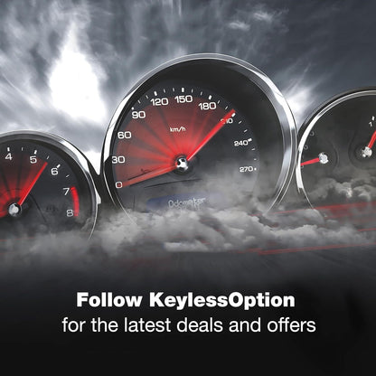 KeylessOption Key Fob Cover Case Replacement for Chrysler Caravan Dodge Ram Jeep