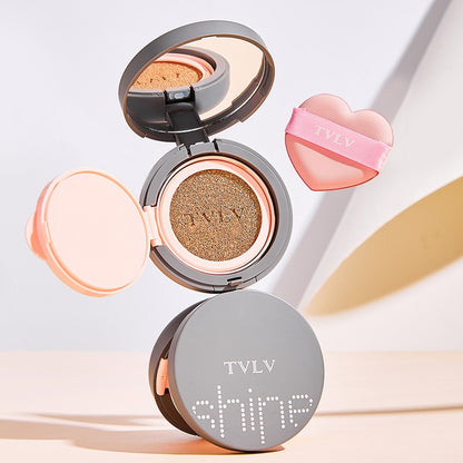 Full Coverage Cushion BB Tinted Moisturizer - Waterproof Brightening Contour