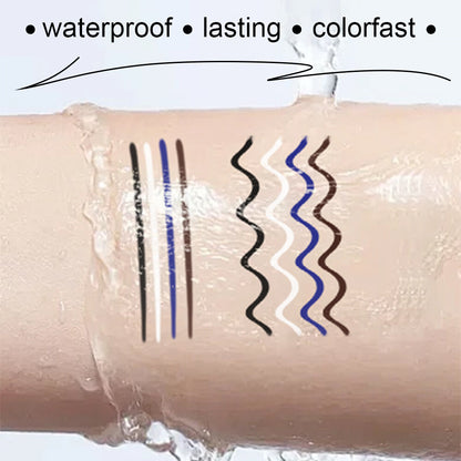 Waterproof Eyeliner Pencil - Longwear, Smudge-Proof, Quick-Dry Gel Formula