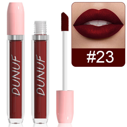 Matte Velvet Liquid Lipstick 25 Colors Lip Gloss Waterproof Non-Sticky