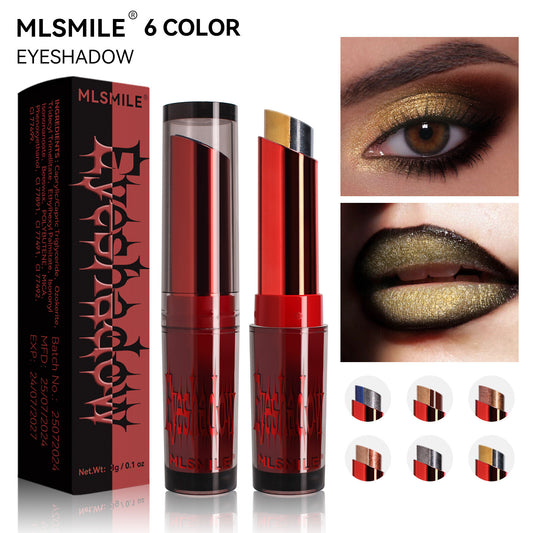 2-in-1 Color Shift Eyeshadow / Lipstick Stick - Waterproof, Halloween Makeup