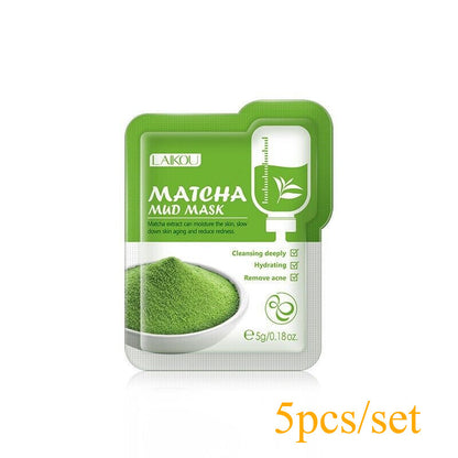 Cleaning Skin Masks Set 6 Scent mud skin Pores Cleaning Hydrating Oil-control