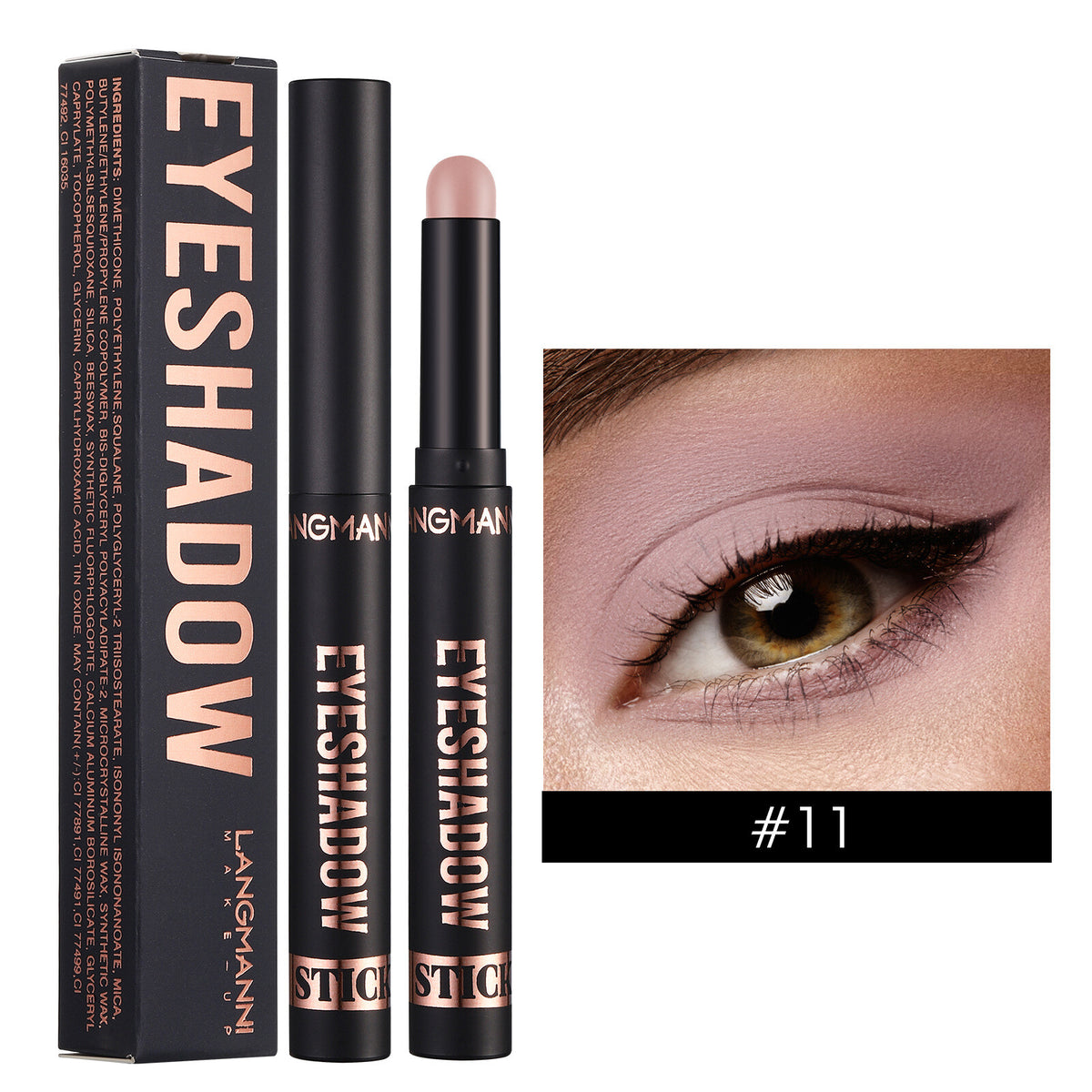 Waterproof Eye Shadow Sticks - Matte & Shimmer, Longwear, No Creasing