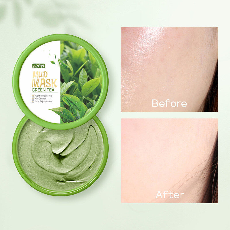 Green Tea Skin Care Skin Masks Mud Mask 100g Moisturizing Clean Pores