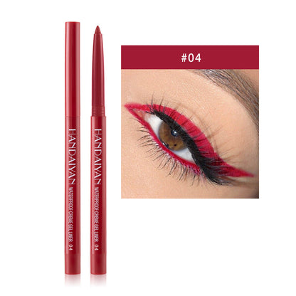 20 Color Liquid Eyeliner Pencil Black Brown Blue Waterproof Long-Lasting Makeup