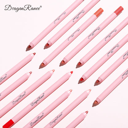 Waterproof Lip Liner & Plump Lipstick Matte Rosewood Duo Long Lasting Lip Pencil