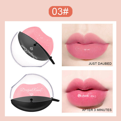 Lip-Shaped Color-Changing Lipstick - Pearl Shimmer & Long Lasting Easy to Color