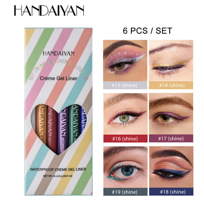 Liquid Eyeliner Pen Quick Dry Waterproof Eye Makeup Colorful Liquid Eye Lines