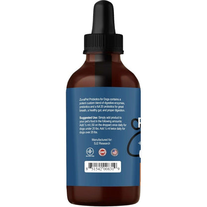 Dog Probiotics with Digestive Enzymes for Diarrhea & Upset Stomach Relief