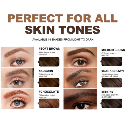 Dual-Ended Eyebrow Liner · Waterproof & Long-Lasting Built-in Spoolie Brush