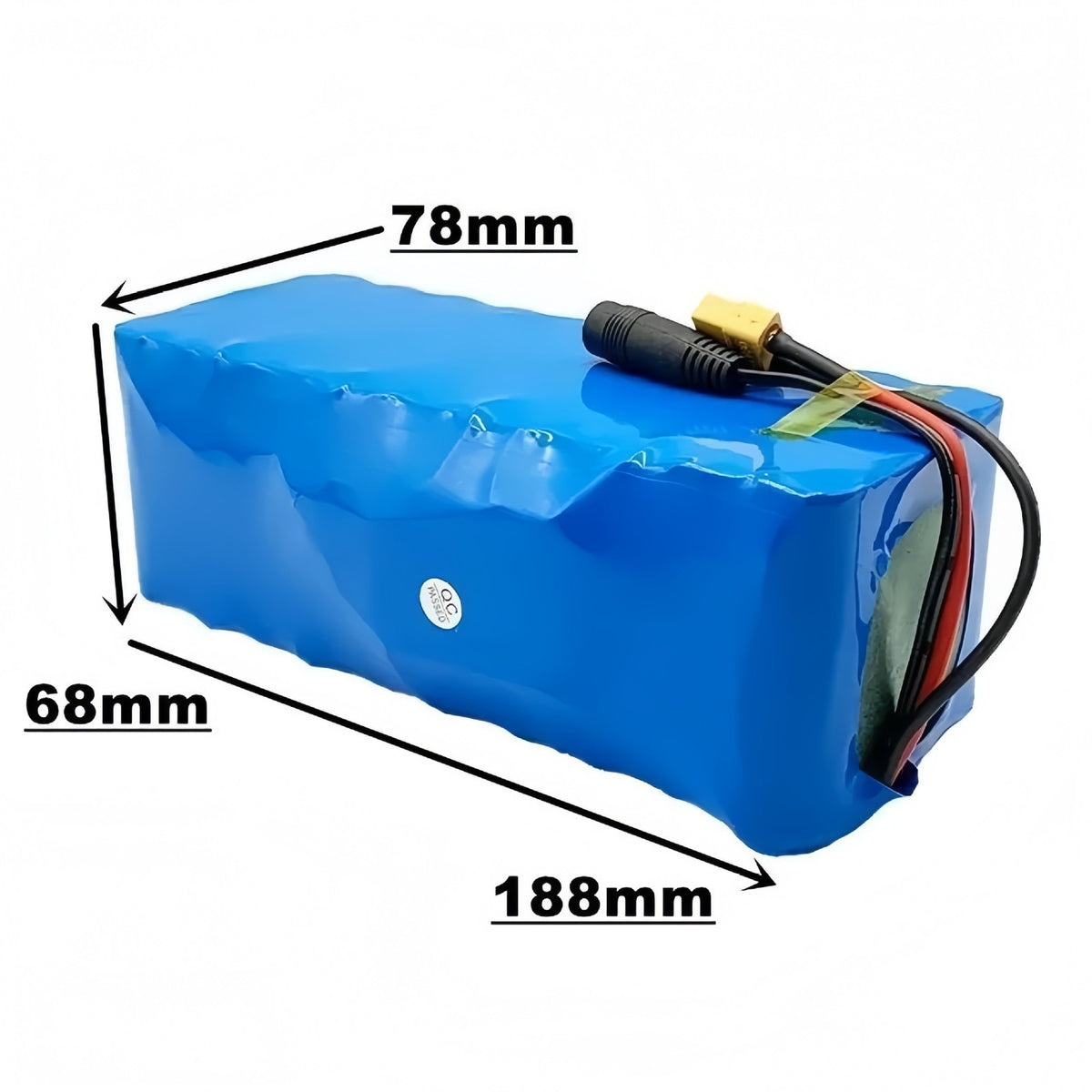 36V 10Ah Li-ion Battery Pack 10S4P 500W w/BMS, for Electric Scooter Bike Trike