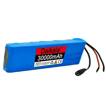 10S2P 36V 30Ah Li-ion Battery Pack for Electric Scooter E-bike with BMS