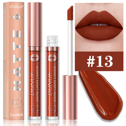 💄 18 Colors Matte Liquid Lipstick Waterproof Long Lasting Lip Gloss Oil