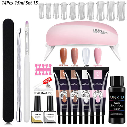 Gel Nail Polish Starter Set UV LED Lamp Nail Gel Manicure Tools Nail Art DIY