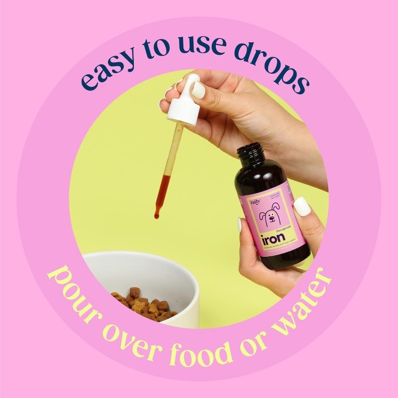 Liquid Iron Supplement for Dogs & Cats to Support Energy & Vitality