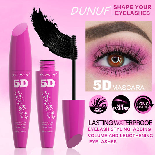 5D Volumizing Mascara Extreme Length Curl Thickness Waterproof Makeup for Women