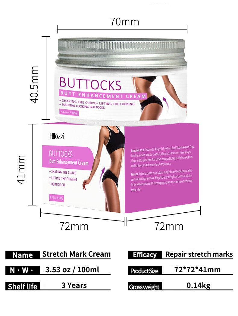 Butt Enlargement Cream for Women - Natural Growth & Lifting Formula