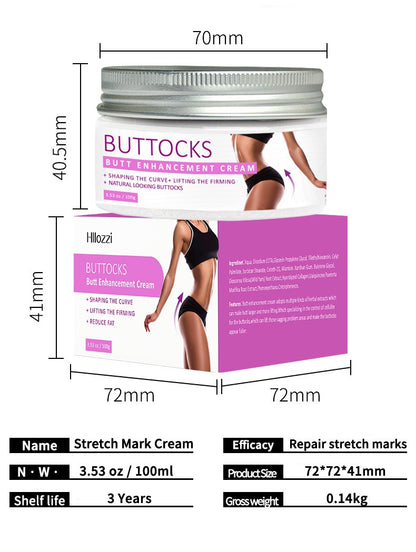 Butt Enlargement Cream for Women - Natural Growth & Lifting Formula