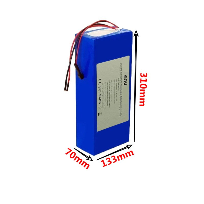 60V 45Ah 16S7P Li-ion Battery Pack with BMS for High-Power E-Bike E-Scooter