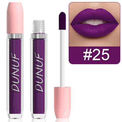 Matte Velvet Liquid Lipstick 25 Colors Lip Gloss Waterproof Non-Sticky