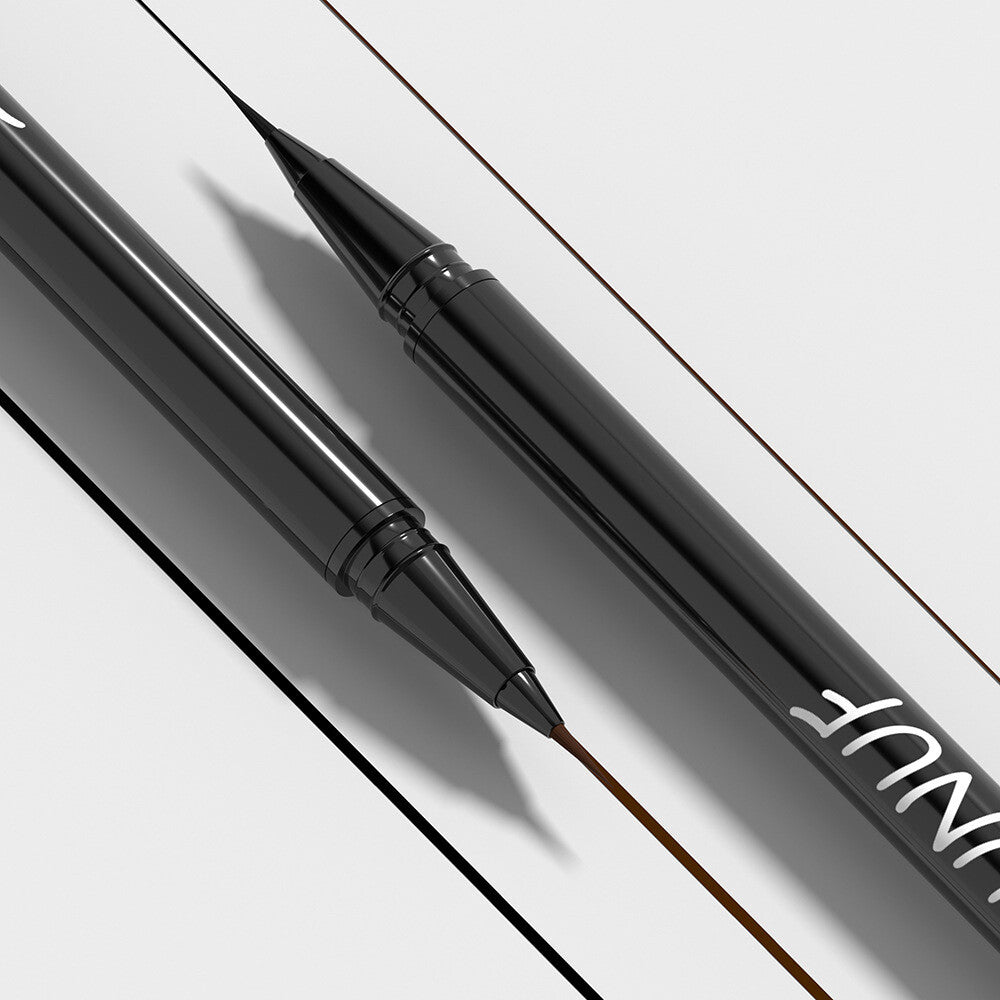 2-Color Liquid Eyeliner Waterproof Quick-Dry Smudge-Proof Eyes Makeup for Women