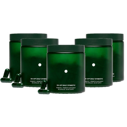 5pcs/set Daily Digestive Support with Prebiotics and Probiotics Vegan Formula