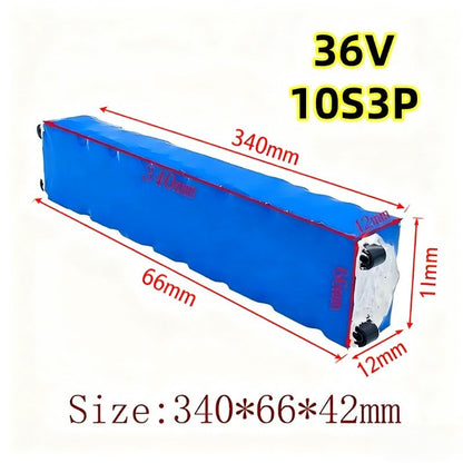 Xiaomi M365 36V 10Ah 10S3P Li-ion Battery with BMS for E-Scooter