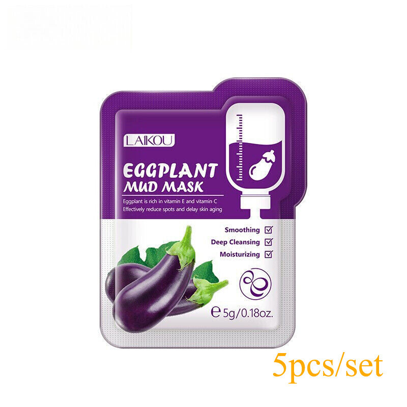 Cleaning Skin Masks Set 6 Scent mud skin Pores Cleaning Hydrating Oil-control
