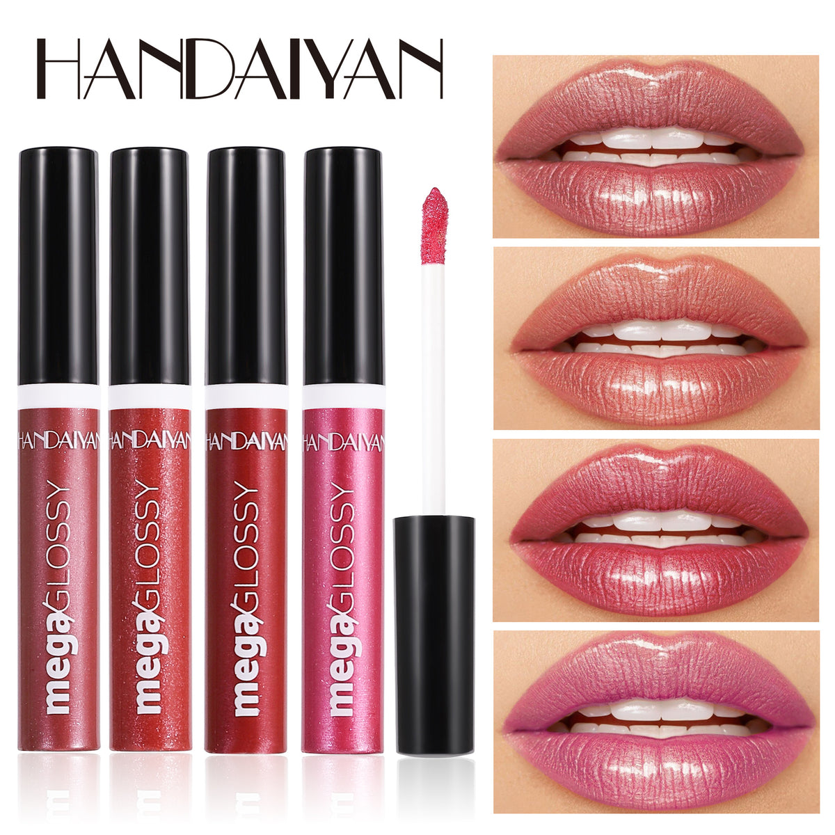 Lip Gloss Pearlescent Lip Glaze - Long-Lasting, Hydrating Liquid Lipstick