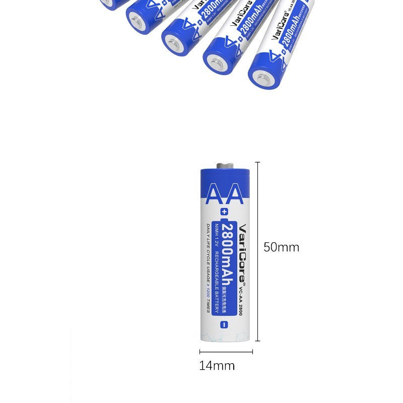 VariCore 1.2V Ni-MH AA 2800mAh High Capacity Rechargeable Battery