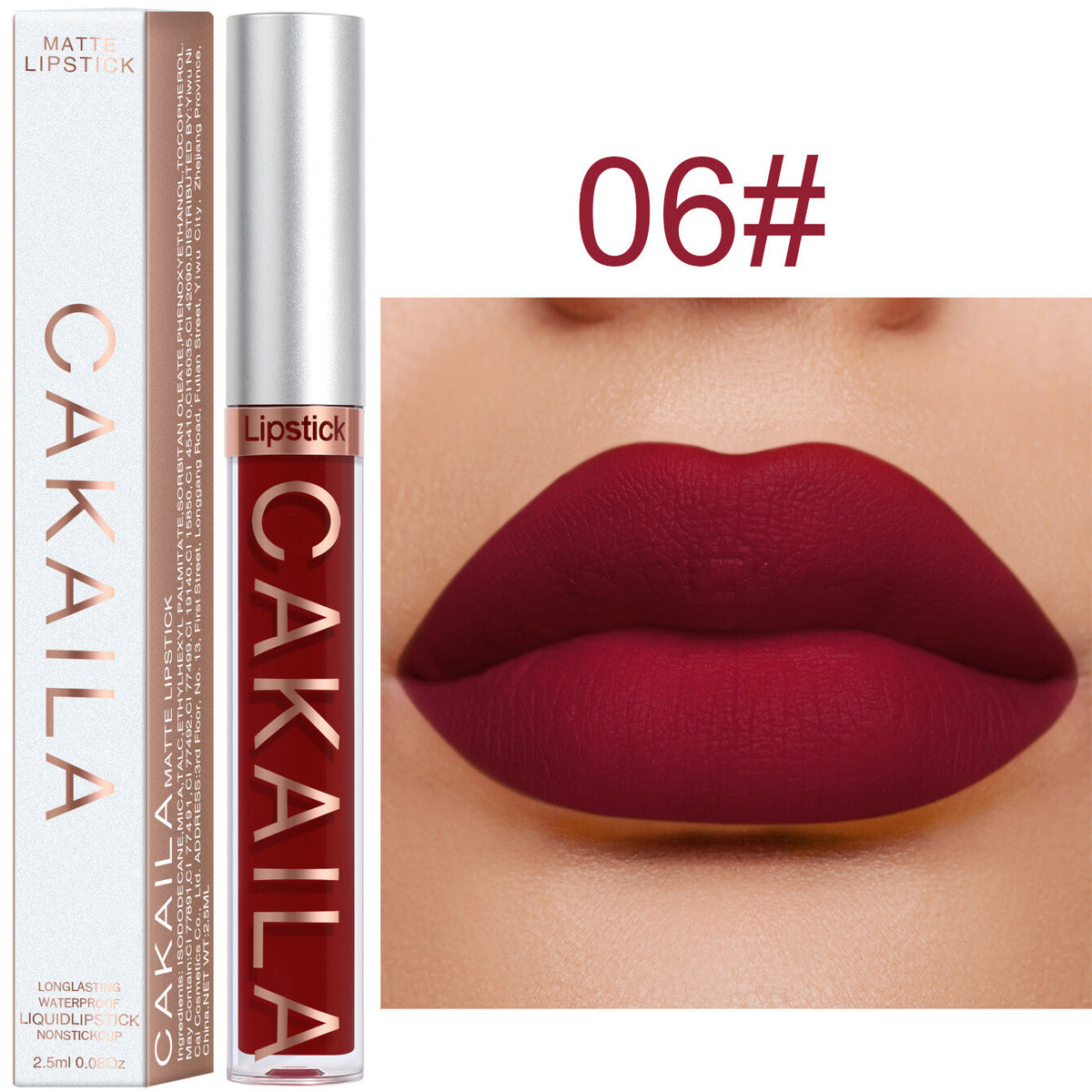 18-Color Matte Liquid Lipstick - Waterproof Smudge-Proof, Long-Lasting Lip Gloss