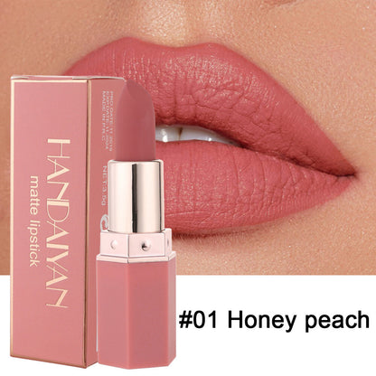 6 Colors Matte Lipstick Color Makeup Waterproof Moisturizing Long Lasting