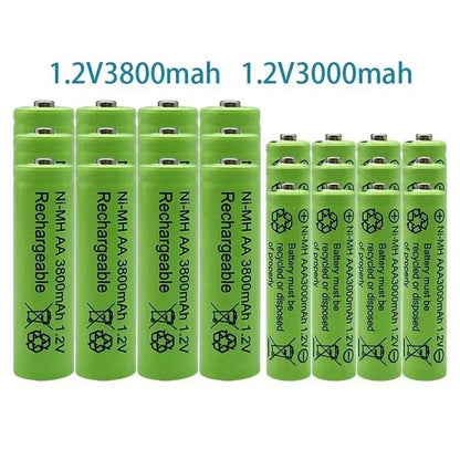 Industrial Grade AA AAA 1.2V Alkaline Battery Pack for Toys Remote Control