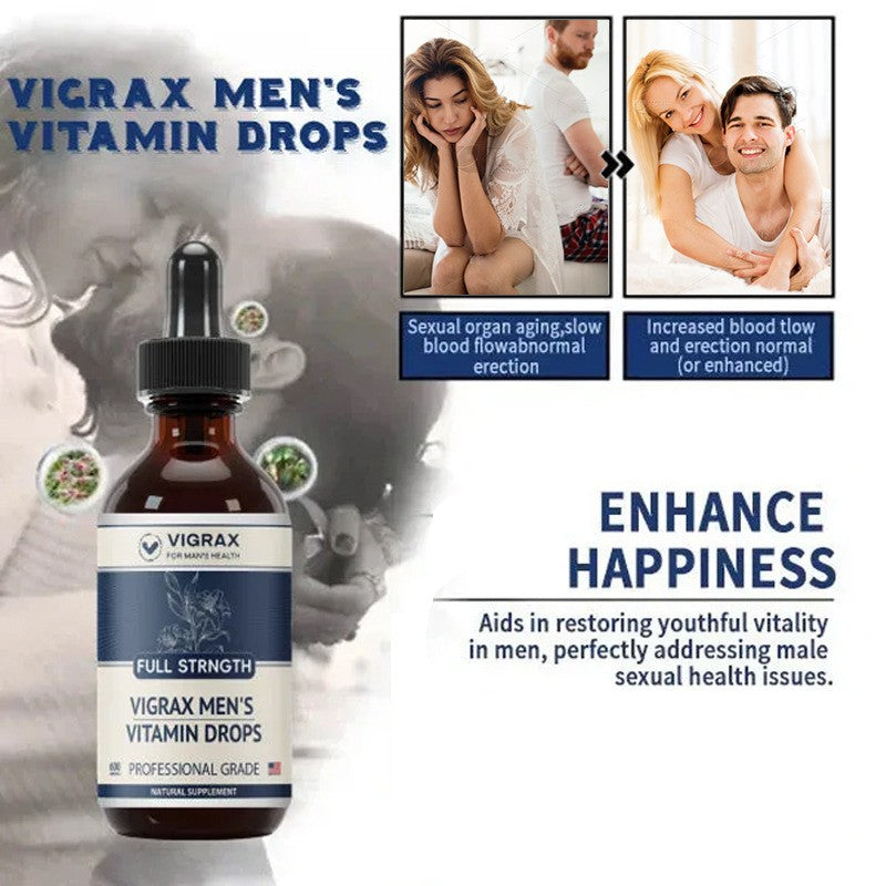 VegraX Men's Vitamin Drops Full Strangth Sexual Remedies Natural