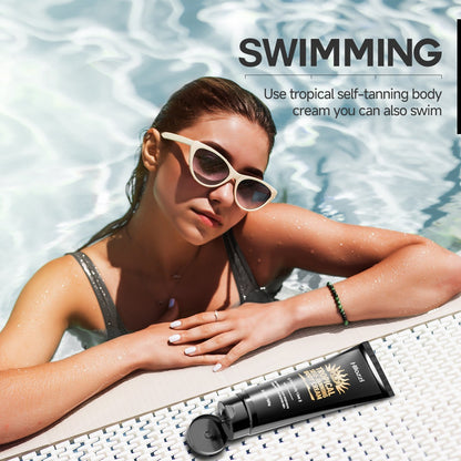Tropical Coconut Self-Tanning - Natural Bronze, Streak-Free, Moisturizing