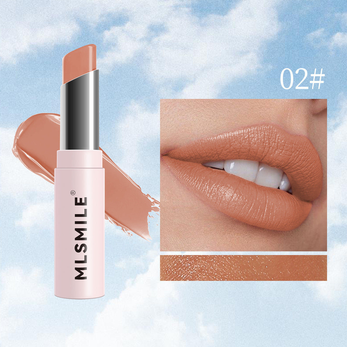 Long-lasting Moisturizing Lipstick Pigmented, 6 Colors Brightening Easy to Apply