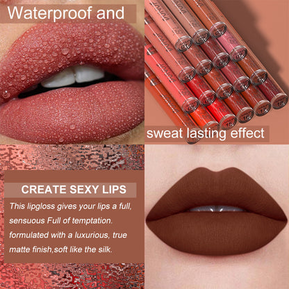 💄 18 Colors Matte Liquid Lipstick Waterproof Long Lasting Lip Gloss Oil