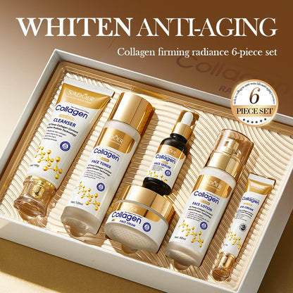 Collagen Skincare 6pcs/Set Firming Hydrating Nourishing Anti-Aging Anti-Wrinkle