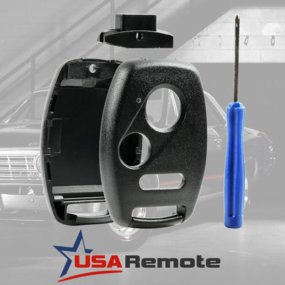 Key Fob Keyless Entry Remote Shell Case&Pad Fits Honda Accord/Civic/CR-V/Fit