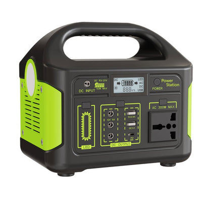 300W Portable Power Station 220V LiFePO4 Solar Generator for Outdoor
